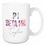 Floral Pi Beta Phi 15 oz Personalized Mug