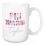 Floral Phi Sigma Sigma 15 oz Personalized Mug