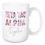 Floral Zeta Tau Alpha 15 oz Personalized Mug