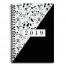 Designs Direct Creative Group 2019 Monochromatic Terrazzo Pattern 6x8 Ruled Spiral Notebook