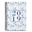 Designs Direct Creative Group 2019 Blue Terrazzo Pattern 6x8 Ruled Spiral Notebook