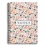 Designs Direct Creative Group Notes Sunset Terrazzo Pattern 6x8 Ruled Spiral Notebook