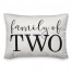 Family of Two 14x20 Indoor / Outdoor Pillow