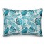 Coastal Blue Leaves 14x20 Indoor / Outdoor Pillow