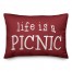 Life is a picnic 14x20 Indoor / Outdoor Pillow