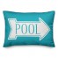 Pool Arrow 14x20 Indoor / Outdoor Pillow
