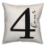 Script Four 18x18 Indoor / Outdoor Pillow