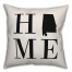 Home Alabama 18x18 Indoor / Outdoor Pillow