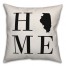 Home Illinois 18x18 Indoor / Outdoor Pillow