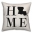 Home Louisiana 18x18 Indoor / Outdoor Pillow