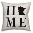 Home Minnesota 18x18 Indoor / Outdoor Pillow
