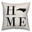 Home North Carolina 18x18 Indoor / Outdoor Pillow