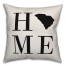 Home South Carolina 18x18 Indoor / Outdoor Pillow