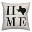 Home Texas 18x18 Indoor / Outdoor Pillow