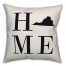 Home Virginia 18x18 Indoor / Outdoor Pillow