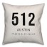 Austin Coordinates 18x18 Indoor / Outdoor Pillow