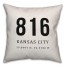 Kansas City Coordinates 18x18 Indoor / Outdoor Pillow