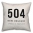 New Orleans Coordinates 18x18 Indoor / Outdoor Pillow