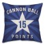Cannon Ball 15 Points 18x18 Indoor / Outdoor Pillow