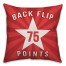 Back Flip 75 Points 18x18 Indoor / Outdoor Pillow