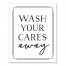 Wash Your Cares Away 16x20 Canvas Wall Art