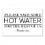 Please Save Some Hot Water For The Rest Of Us 12x18 Canvas Wall Art