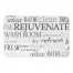 Bath Words 34x21 Bath Mat