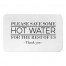 Please Save Some Hot Water  34x21 Bath Mat