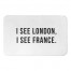 I See London, I See France 34x21 Bath Mat