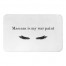 Mascara Is My War Paint 34x21 Bath Mat
