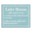 Lake House Definition 16x20 Canvas Wall Art