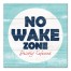 No Wake Zone 20x20 Canvas Wall Art