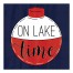 On Lake Time 16x16 Canvas Wall Art