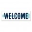 Welcome 12x36 Canvas Wall Art
