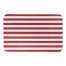 Red & White Sailor Stripes 34x21 Bath Mat