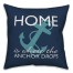 Home Is Where The Anchor Drops 18x18 Indoor / Outdoor Pillow