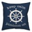 Keep Calm And Pontoon On 18x18 Indoor / Outdoor Pillow