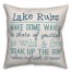 Lake Rules 18x18 Indoor / Outdoor Pillow
