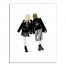 Black Jacket Besties 11x14 Canvas Wall Art