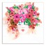 Floral Head Piece 20x20 Canvas Wall Art