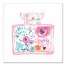 Floral Perfume Bottle 12x12 Canvas Wall Art