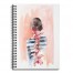 Floral Braid 6x8 Ruled Spiral Notebook