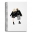 Black Jacket Besties 6x8 Ruled Spiral Notebook