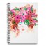 Floral Head Piece 6x8 Ruled Spiral Notebook