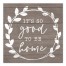 It's So Good To Be Home 16x16 Canvas Wall Art