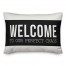 Welcome To Our Perfect Chaos in Black 14x20 Spun Poly Pillow