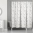 Gray Pumpkin Pattern 71x74 Shower Curtain