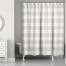 Tan Buffalo Check Plaid 71x74 Shower Curtain