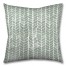 Green Knit Pattern 26x26 Tufted Floor Pillow - Square