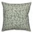 Green Vines Pattern 18x18 Spun Poly Pillow